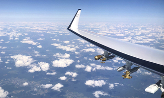 Blick aus dem Messflugzeug HALO