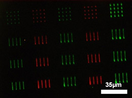 Click-chemistry immobilized Azide Pattern